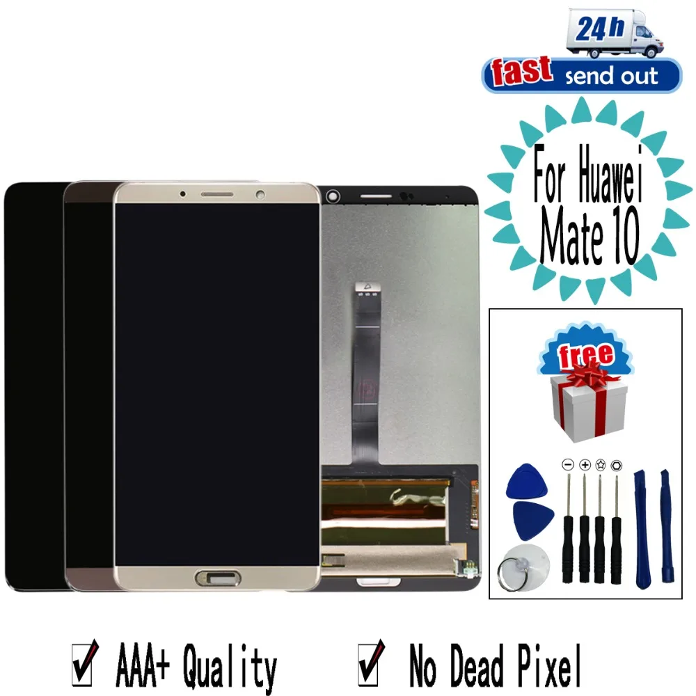 

5.9" LCD For Huawei Mate 10 LCD Display ALP-L09/L29 Touch Screen Digitizer Assembly Replacement with Frame For Huawei Mate10