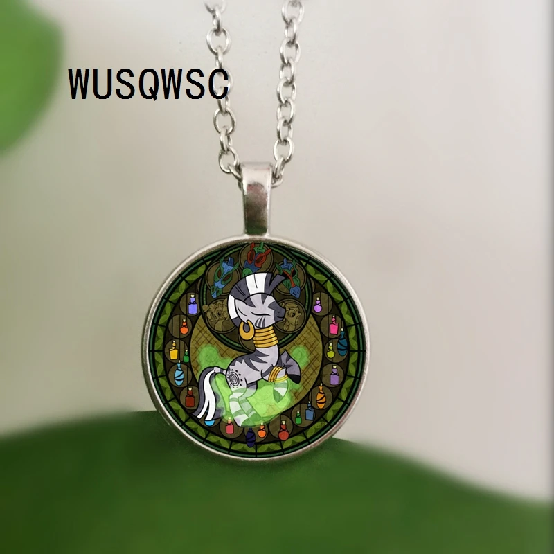 WUSQWSC My Little Horse Baoli Poni Princess ожерелье Радужная лошадь художественное фото стеклянный