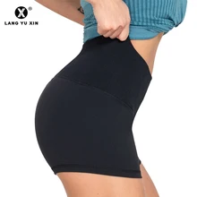 PLCPAY, женские шорты для йоги, с контролем живота, для фитнеса, тренировок, спорта, пробежек, шорты с пуш-ап эффектом, бесшовные, для спортзала, для активного отдыха, Femme