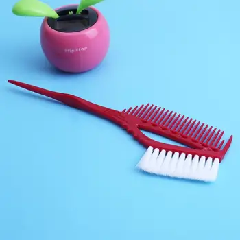 

Professional Double Sided Dye Hair Comb Hair Coloring Brush Comb Mix Dye Hair Barber Plastic Styling Tool