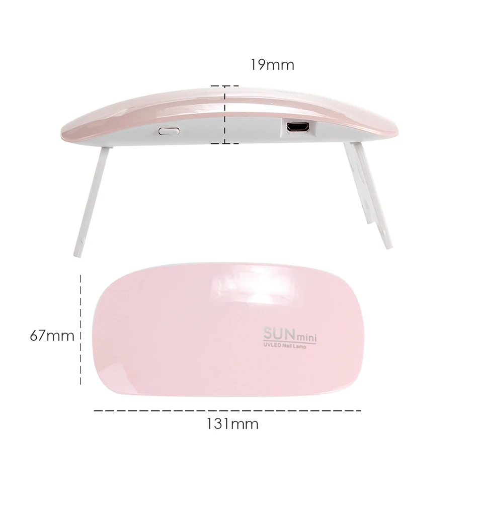Sunmini лампа для ногтей Гель-лак для использования со светодиодной и УФ-лампой сушилка для маникюра USB Полировочная лампа аппарат для дизайна ногтей сушильная машина сушилка