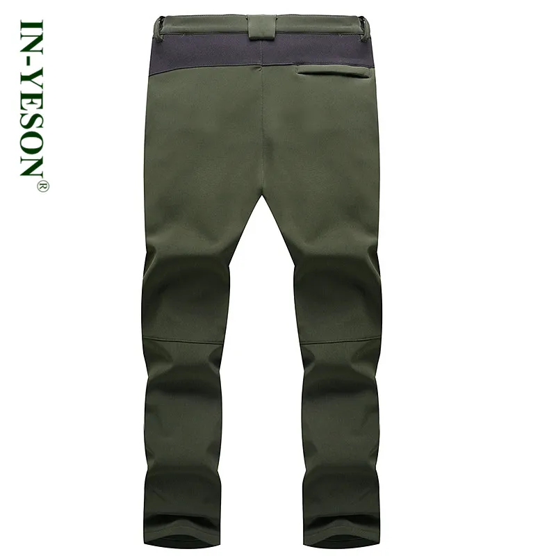 En yeson marca Otoño Invierno Pantalones de senderismo a prueba de viento polar térmica impermeable al aire libre Softshell Pantalones camping escalada trekking En yeson marca Otoño Invierno Pantalones de senderismo a prueba de viento polar térmica impermeable al aire libre Softshell Pantalones camping escalada trekking