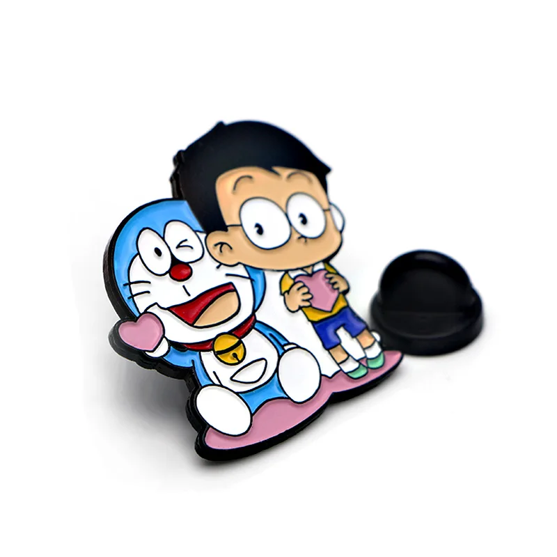 DMLSKY Doraemon милые булавки Забавный нобита ноби Панк Эмаль булавки и броши-значки для лацкана рюкзак сумки значки Ювелирные изделия Подарки M3521