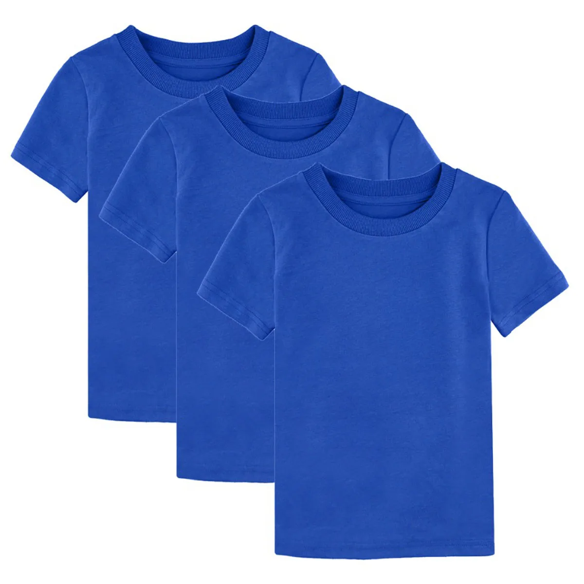Детская футболка для мальчиков и девочек, Простые Топы для малышей, плотные Удобные Хлопковые футболки для малышей, 3 предмета, 4 предмета, 5 шт - Цвет: 19