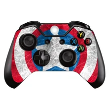 Free drop shipping 2 pcs 2018 Hot Selling Vinyl Decal Cover Skin Sticker for Xbox One Controller Stickers#XBOXONEctrl-0264