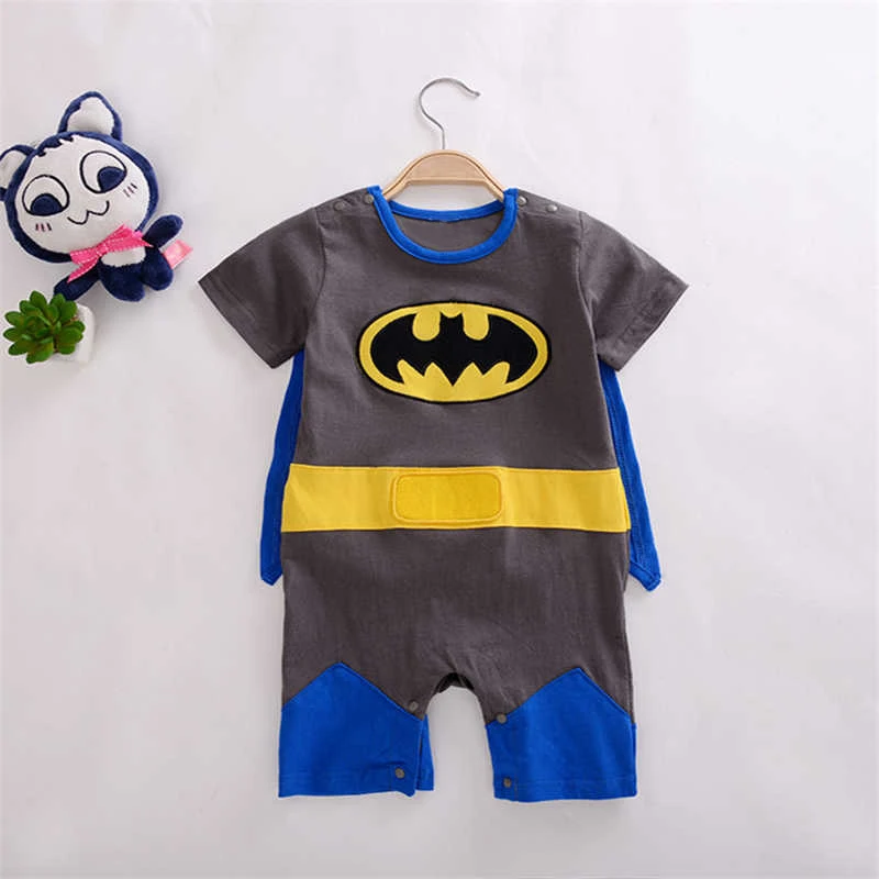 طفل خارقة ازياء الرضع الفتيات الفتيان مجموعة سوبرمان Supergirl باتمان رومبير بيبي Superheroe عباءة سوبرمان طقم ملابس للأطفال