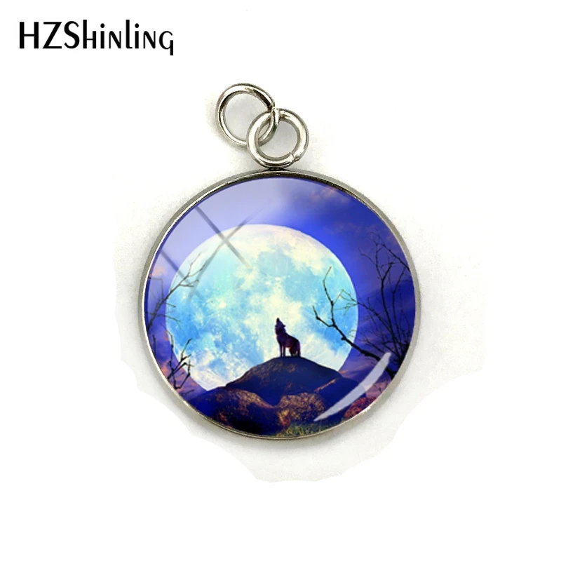 2019 New Retro Moonlight Wolf Gifts PendantsMoonlight Wolf Night Howling Hand Craft Stainless Steel Plated Charms 2019 New Retro Moonlight Wolf Gifts PendantsMoonlight Wolf Night Howling Hand Craft Stainless Steel Plated Charms