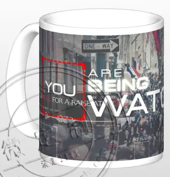 

New POI Ceramic Coffee Mug White Color Or Color Changed Cup Person of Interest You Are Being Watched