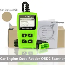JDiag OBD2 OBDII код читателя инструменты сканирования OBD 2 OBD II код сканер автомобиль инструмент диагностики авто сканер PK AD310 NL100 OM123 сканер