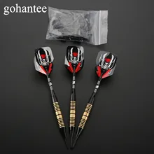 Gohantee 3 шт. 18 г мягкий наконечник Дартс Алюминий Дарт Валы хороший Дартс Перелёты с 36 дополнительные советы замена для электронный дартс