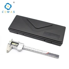 De alta precisión de medición herramienta de acero inoxidable calibre Digital 0-150mm IP54 IP67 instrumento de medición de Vernier pinzas