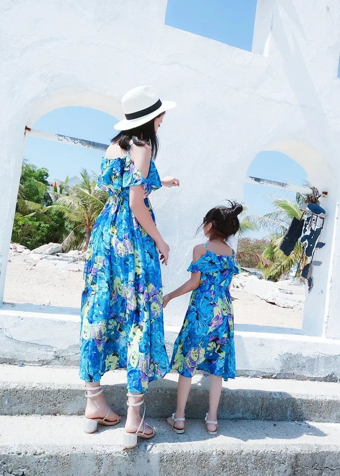 mother daughter dresses matching
