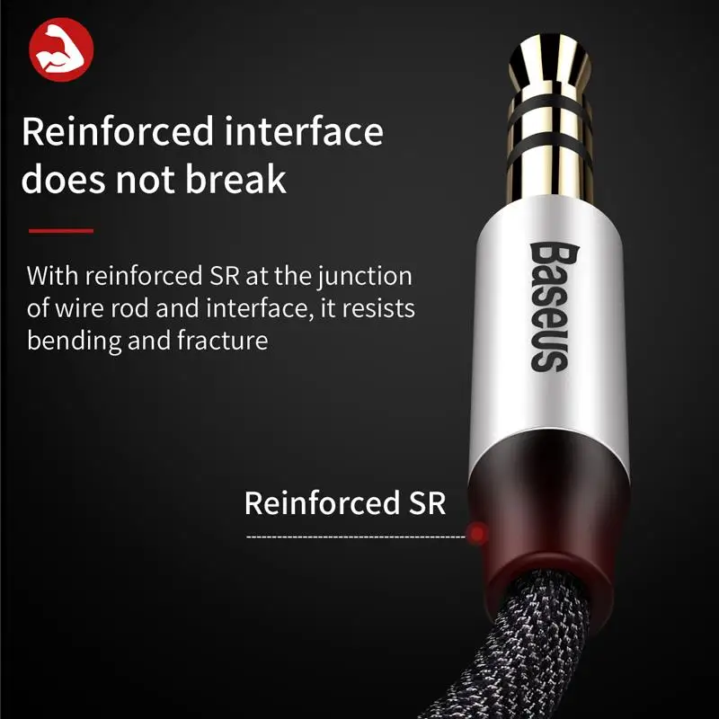 Baseus 3.5mm Jack Audio Cable Jack 3.5 mm Male to Male Audio Aux Cable For Samsung S10 Car Headphone Speaker Wire Line Aux Cord Baseus 3.5mm Jack Audio Cable Jack 3.5 mm Male to Male Audio Aux Cable For Samsung S10 Car Headphone Speaker Wire Line Aux Cord