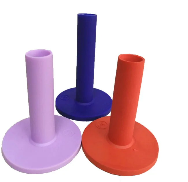 colorful golf rubber tee