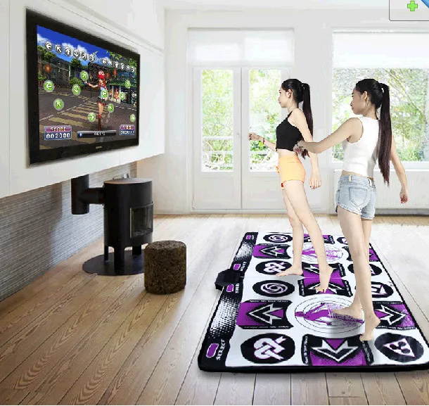 

HOT 2016 new KL English menu 11 mm thickness double dance pad Non-Slip Pad yoga mat for PC & TV