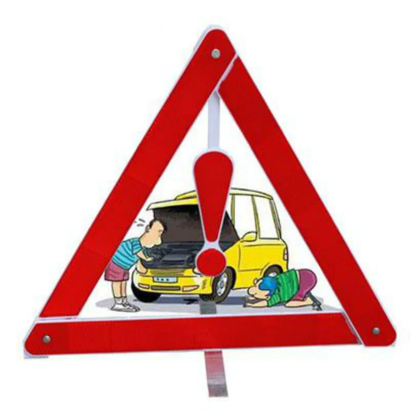 Triangles Car Sets Emergency Hazard Breakdown Parking Warning Signs Triangles Car Sets Emergency Hazard Breakdown Parking Warning Signs Auto Folding Tripod Red Triangle Reflective Strips