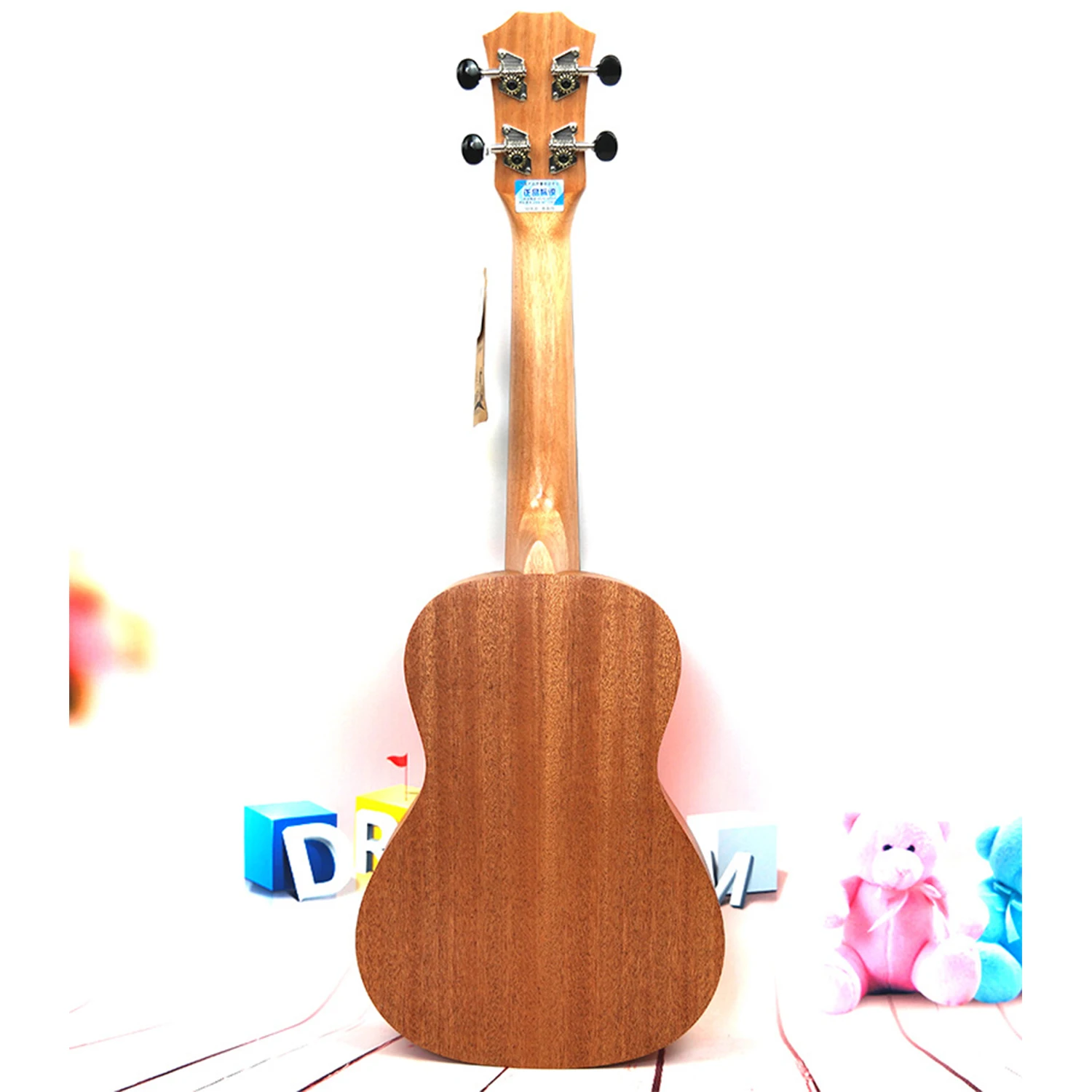21 inch Soprano Uke4 Strings Ukuspruce flowers guitaacoustic small guitar solid body professional uke Concert