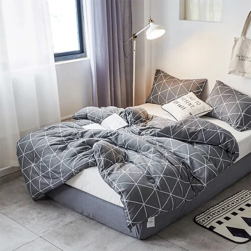 

New thicken winter autumn quilt luxury thicken stitching comforter/duvet/blanket king queen twin size free shipping