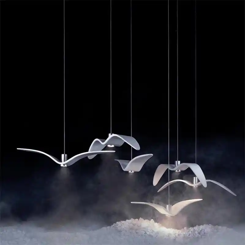 Seagull Bird Pendant Lights Resin Brokis Night Birds Silhouette Seagull Bird Pendant Lights Resin
