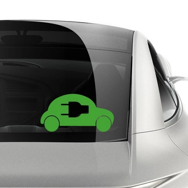 Electric Car Decorative Sticker