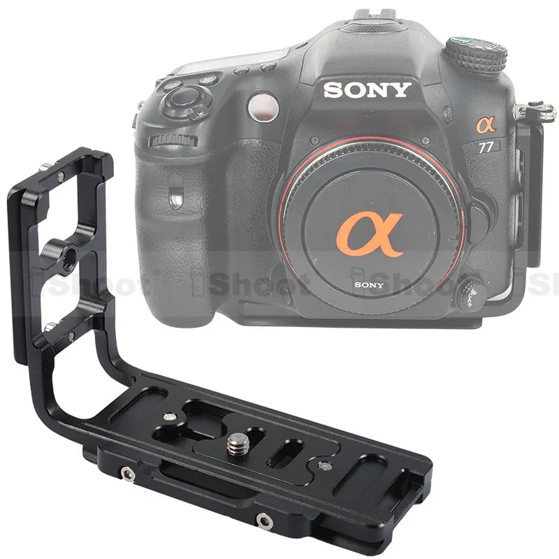 iShoot L Bracket Vertical Quick Release Plate Camera Holder Grip for