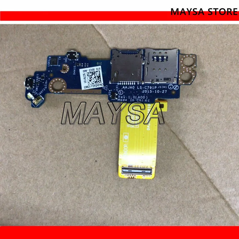 LS C791P подходит для Dell Latitude 5175 5179 планшет SIM SD кард ридер Кнопка питания дочка