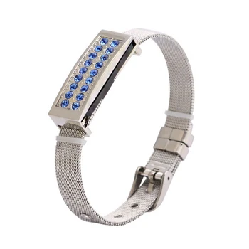 

Blue Bracelet USB2.0 8gb 16gb 32gb 64gb Jewelry Crystal Metal Usb Flash Drive Bulk Flash Memory Stick Pendrive 64gb Usb Key Gift
