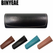 BINYEAEHot Кожаный Чехол для очков для мужчин водонепроницаемый Жесткий Чехол для очков для женщин коробка для очков многоцветный Чехол для очков s