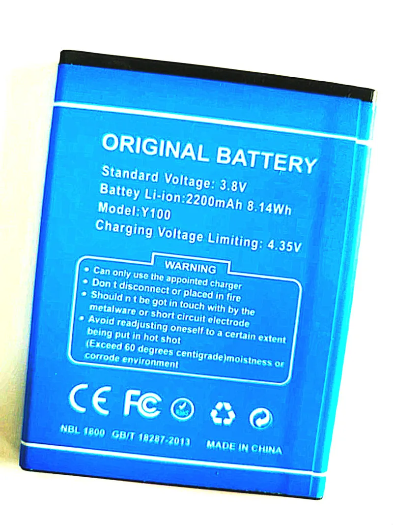 Westrock 2200 mAh Y100 Pro Аккумулятор Для DOOGEE Valencia 2 мобильный телефон|Батареи для планшетов