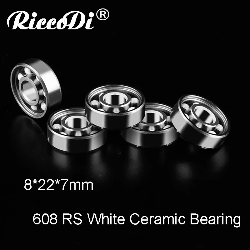 608 RS White Ceramic Bearing (2)