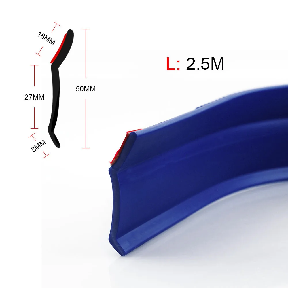 RASTP-Universal 2,5 m coche pegatina cuerpo Kit Spoiler Bumpers Valance Protector frontal parachoques labio Splitter goma tira RS-LKT006 RASTP-Universal 2,5 m coche pegatina cuerpo Kit Spoiler Bumpers Valance Protector frontal parachoques labio Splitter goma tira RS-LKT006