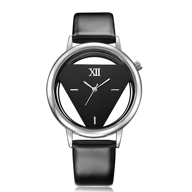 

Women's Watch Quartz Fashion Casual Leather Strap Waterproof relogio feminino Hollow Deisgn Top Brand Ladies Wristwatch 46