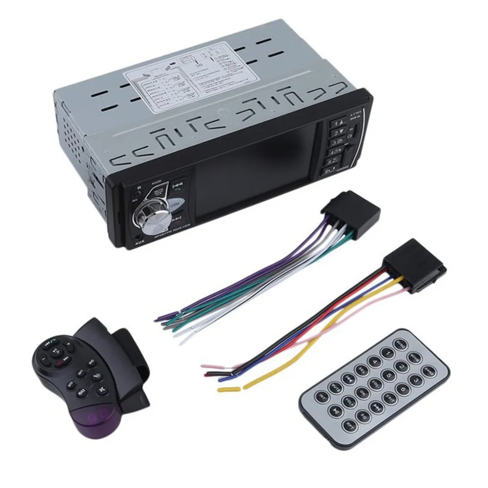Автомобильный MP5 плеер с управлением рулевого колеса TFT экран Bluetooth стерео аудио FM станция Авто Видео DVD плеер с USB портом