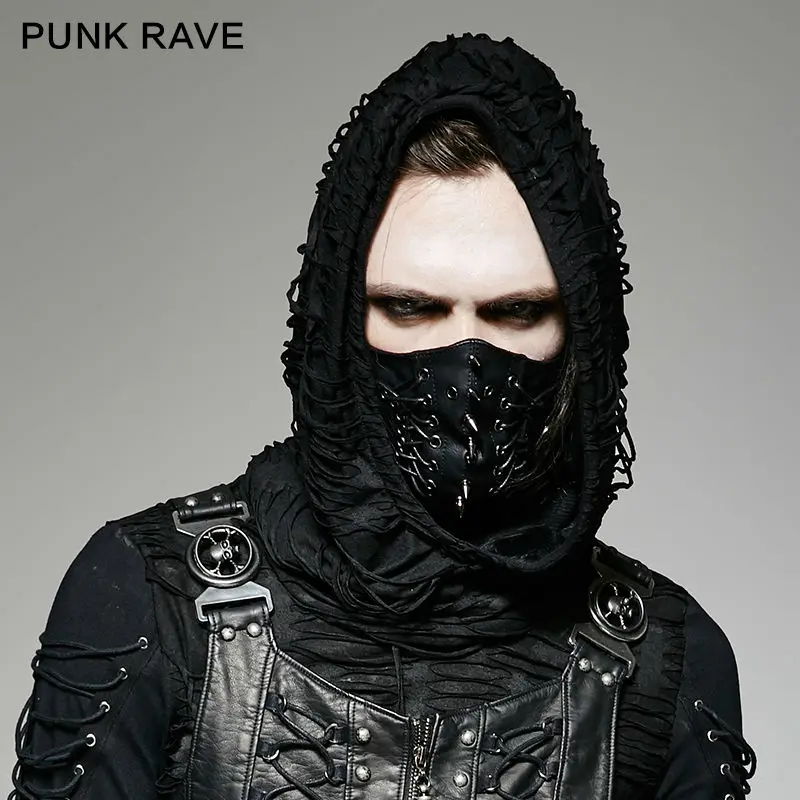 Панк рейв Фирменная Новинка Готический стимпанк мужская стильная модная булавка маска S182