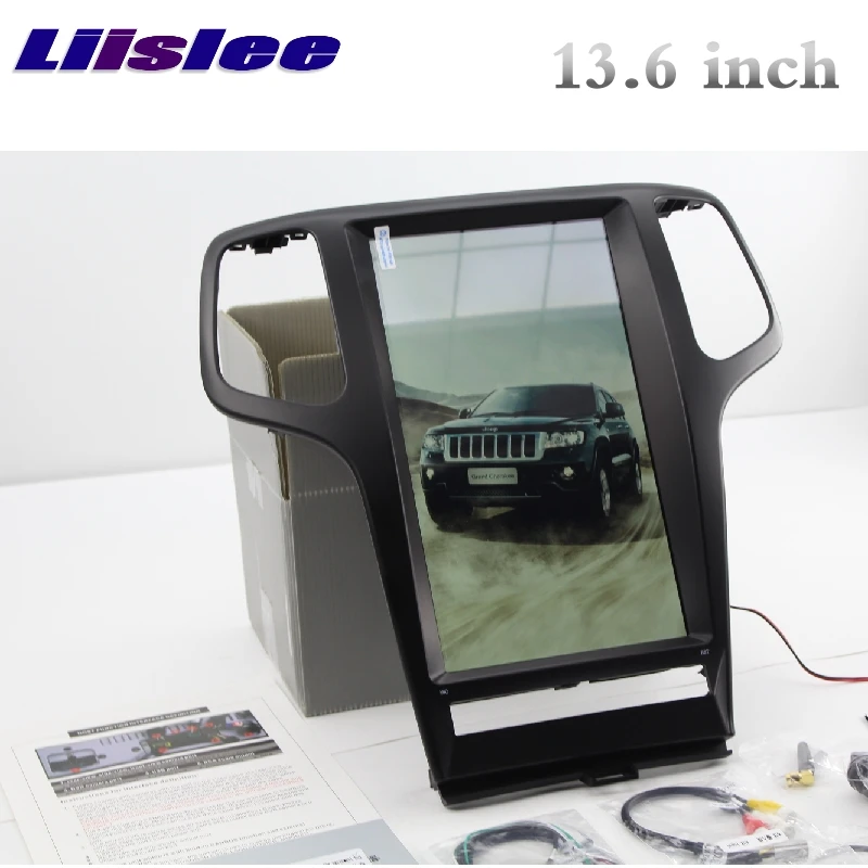 LiisLee Автомобильный мультимедийный для Jeep Grand Cherokee WK2 2009 2010 2011 2012 2013 NAVI gps wifi Аудио Радио навигационная карта 13,6 дюймов