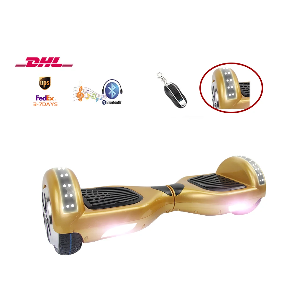 6.5 inch self balancing scooter electric skateboard hoverboard bluetooth 2 wheel smart balance scooter electric skate oxboard