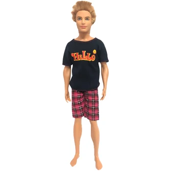 

NK 2020 Prince Doll Casual Handmade Clothes Fashion Outfits For Barbie Doll Boy Firend For Ken Doll Toys Baby Gift Hot 001A