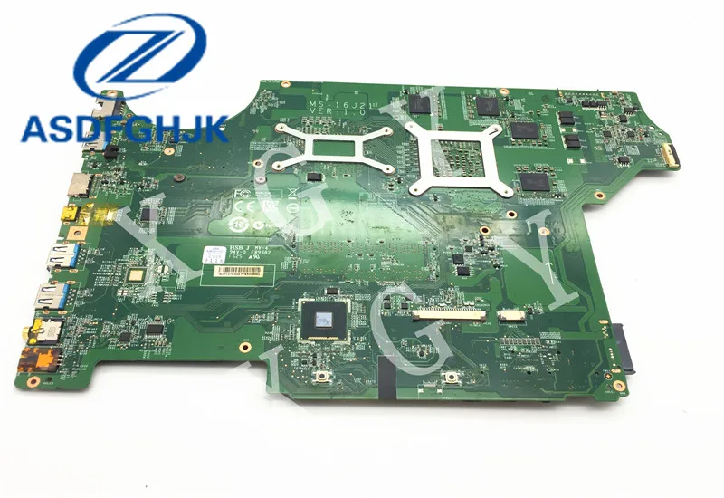 incredible  Laptop Motherboard FOR MSI GE62 PE70 2QD MS-16J21 MS-16J2 MOTHERBOARD DDR3 non-integrated N16P-GX-A
