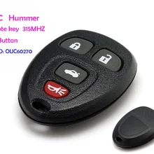 Дистанционная Автомобильная сигнализация Humme 4 кнопки дистанционный ключ Авто 315 МГц FCC ID OUC60270