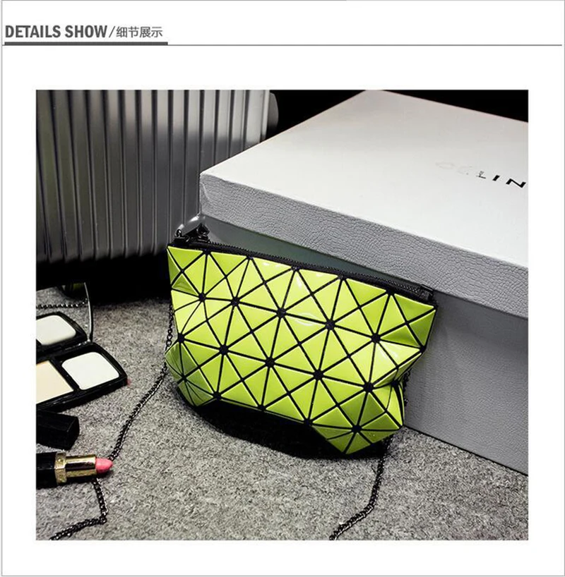 2017 New Women Fashion Fold Over Bags Madam Geometric Goint Plaid Tote Casual Clutch Messenger Bag Shoulder Bags Bolso Bao Bao (15)