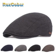 RoxCober, Ретро стиль, газетная Кепка s, Гэтсби, головные уборы, плюща, гольф, для вождения, защита от солнца, плоская кепка для таксиста, peaky blinder для мужчин и женщин, шапка, весна-осень