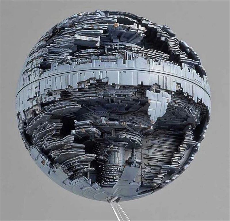 

Free Shipping Aieioi Bandai Star War Vehicle Model 013 Death Star II Assembly plastic Model Kits