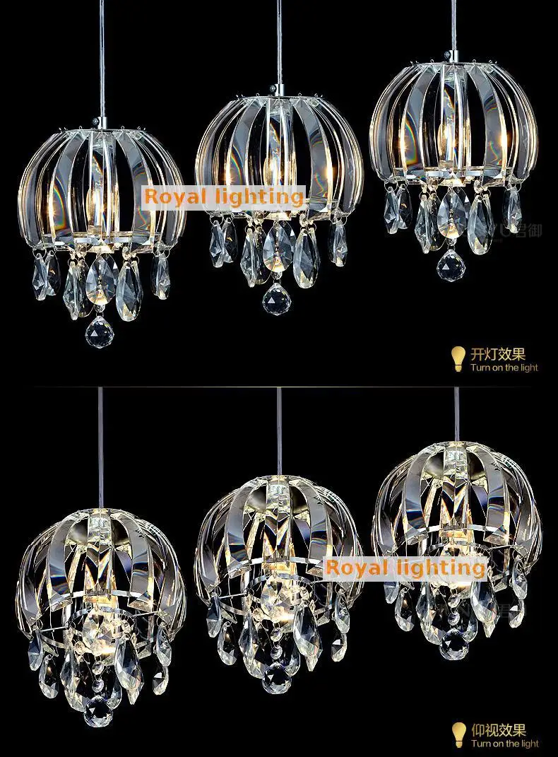 Прихожая Led Шнур подвесные светильники для столовой Бар Хрустальное освещение 110