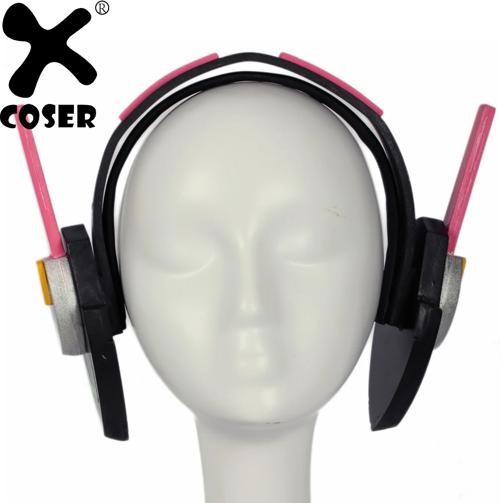 XCOSER Game Cosplay Headphone Prop Halloween Party Costume Earphone Accessories Headphones Can't