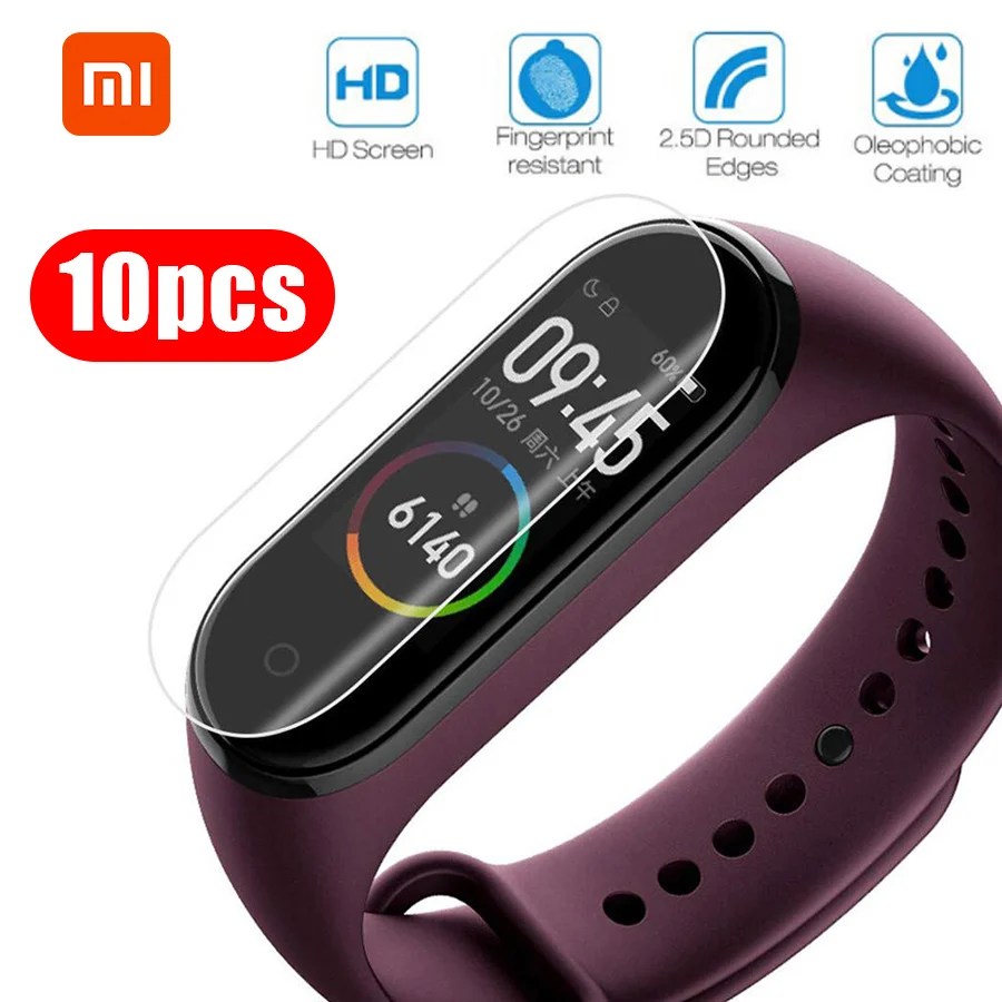 

Mi Band 4 Screen Protector Film For Xiaomi Mi Band 4 Smart Wristband MiBand 4 Bracelet Screen Protector Not Tempered Glass
