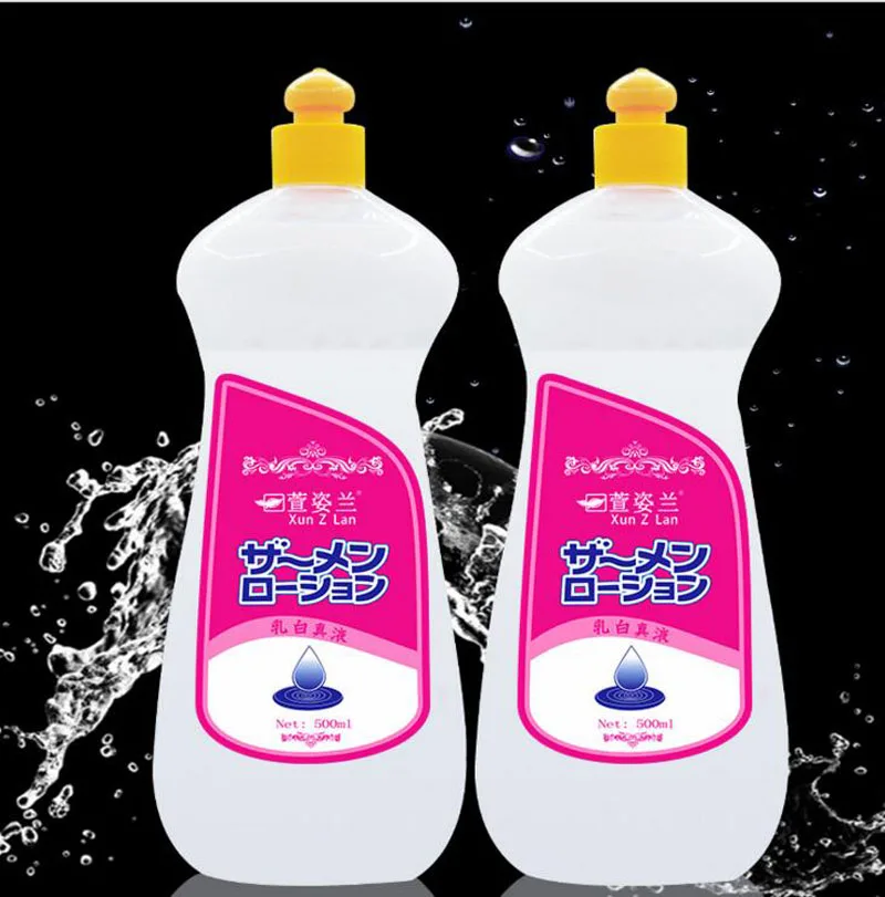 Имитировать Семен 500 мл Japan смазки продукты смазка для секса водной основе