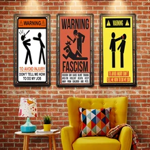 Предупреждение ющая табличка, вывеска, винтажная металлическая жестяная вывеска, настенные плакаты, таблички, живопись, бар, клуб, паб, домашний декор, настенная 30*20 см