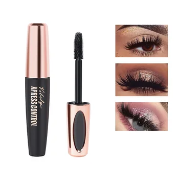 

100% 4D Silk Fiber Lash Mascara Waterproof Rimel 3D Mascara For Eyelash Extension Black Thick Lengthening Eye Lashes