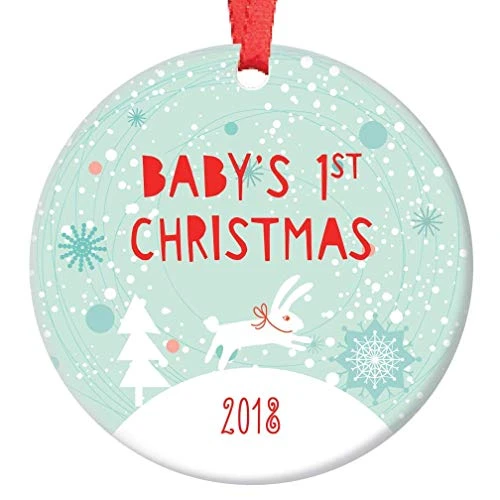 2018 baby's first christmas ornament