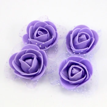 

Lucia Crafts 3.5cm Rose Flower Head Artificial Rose Flowers DIY Wedding Home Decorn 30pcs/lot A0606